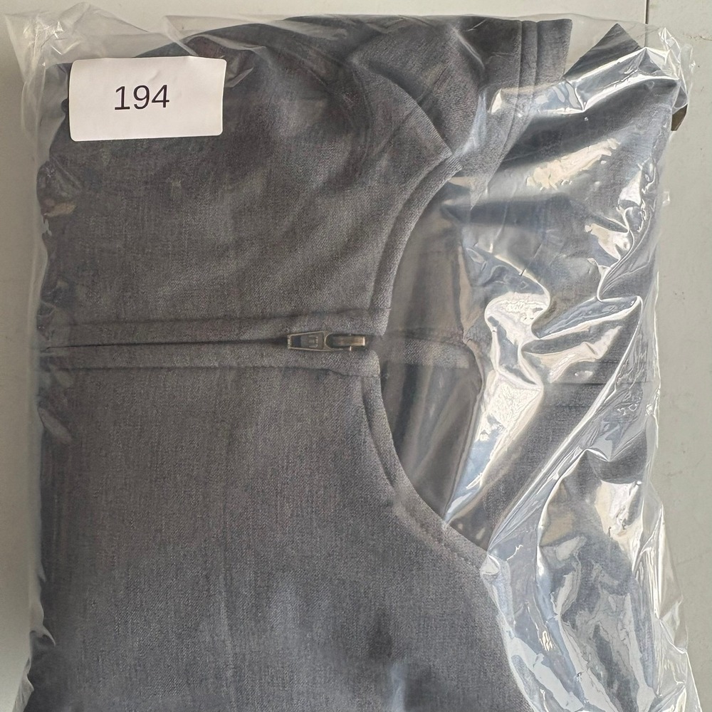TravisMathew CONCORDE Vest Hoodie Black Heather Grey Mens Size S Style 1M724 - Picture 11 of 11
